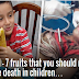 ATTENTION – 7 fruits that you should never mix. They cause death in children…
