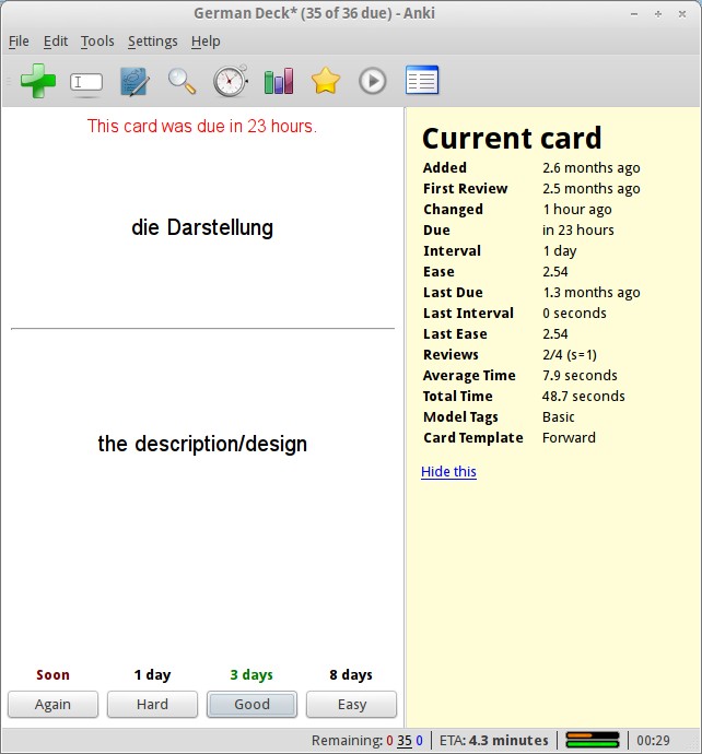 Tux Crazy! Anki review A very wellmade flashcard program