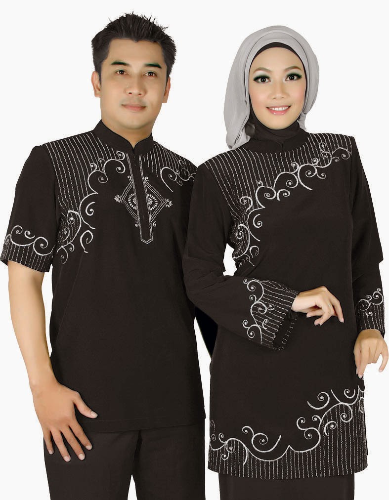 Model Baju Couple Terbaru Busana Muslim Lebaran 2017