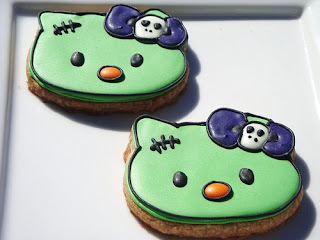 Hello Kitty zombie cookies