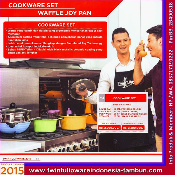 Cookware Set, Panci Tulipware 2015