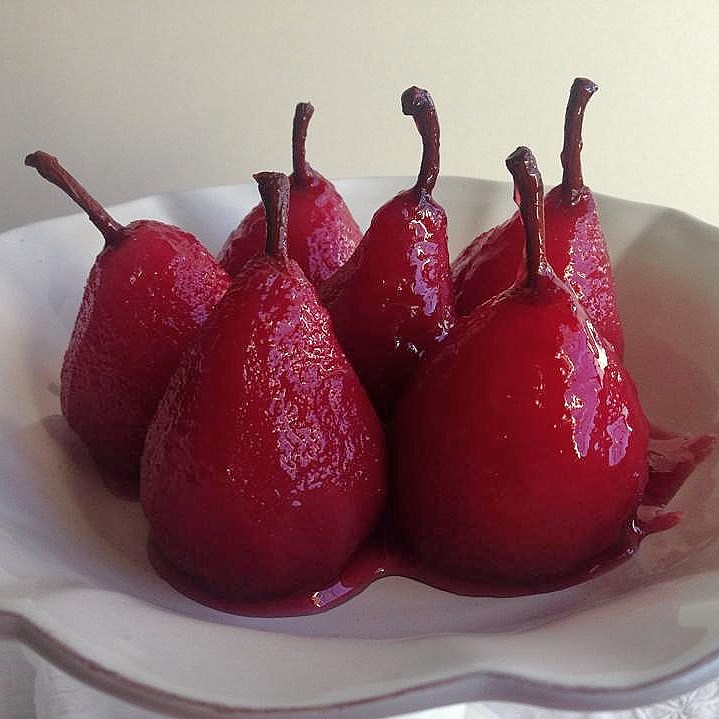 The Game Bird Food Chronicles Recipe Cranberry Poached Pears