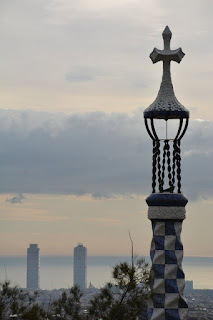 Fotografía de detalle de terminación. Gaudi en Parc Guell de Barcelona Fotografia_Barcelona_Abuelohara