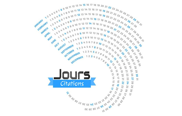 Les 128 belles citations sur jours Les jours en citations