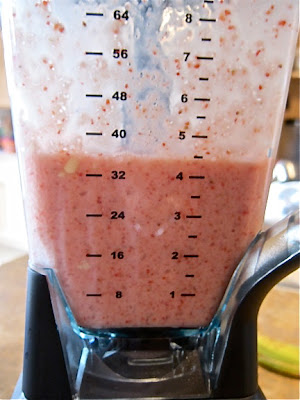 These are the best strawberry bananas n' creme fruit smoothies and so easy to make with only five ingredients. They are a healthy frozen desert alternative. #womenlivingwell #strawberries #smoothies #dessert