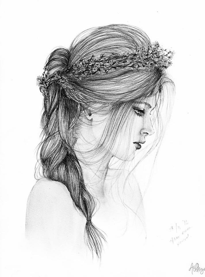beautiful girls pencil sketches dps my world beautiful sketches