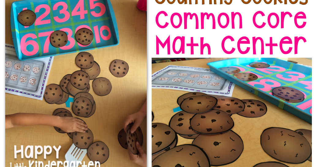 Happy Little Kindergarten Common Core Math Centers Counting Cookies