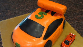 Baking: Race Car Cake