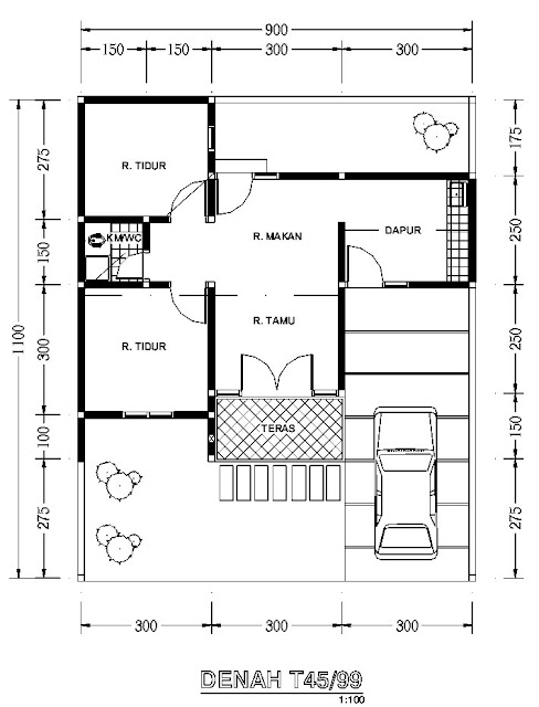 Desain Rumah type 36