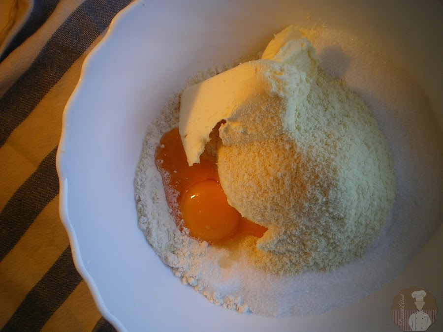 Cuernecillos de vainilla {Vanillekipferl}: ingredientes de la masa