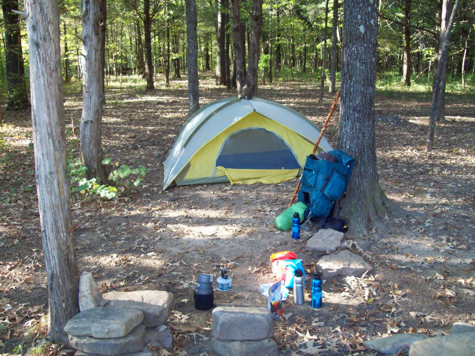 Backpacking Adventures Butterfield Trail, Devil's Den State Park