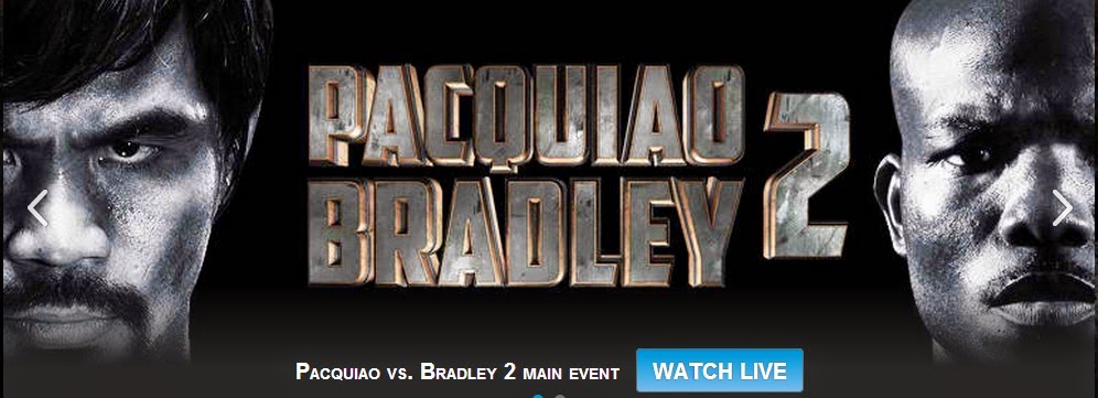 Pacquiao Bradley 2 fight 2014