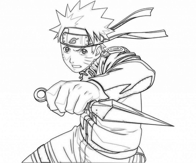 15 Gambar Sketsa Mewarnai Kartun Naruto Terbaru 201615 Contoh Ilustrasi