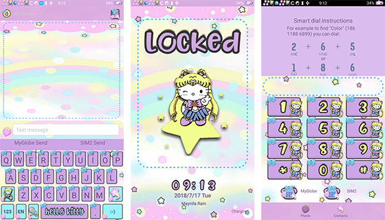 Oppo Theme: Oppo Sailormoon Kitty Theme