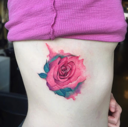 Esta rosa cor de rosa