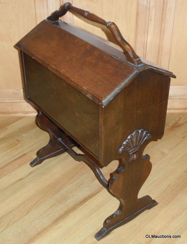 Superstores Antique Wooden Sewing With Legs And Handle