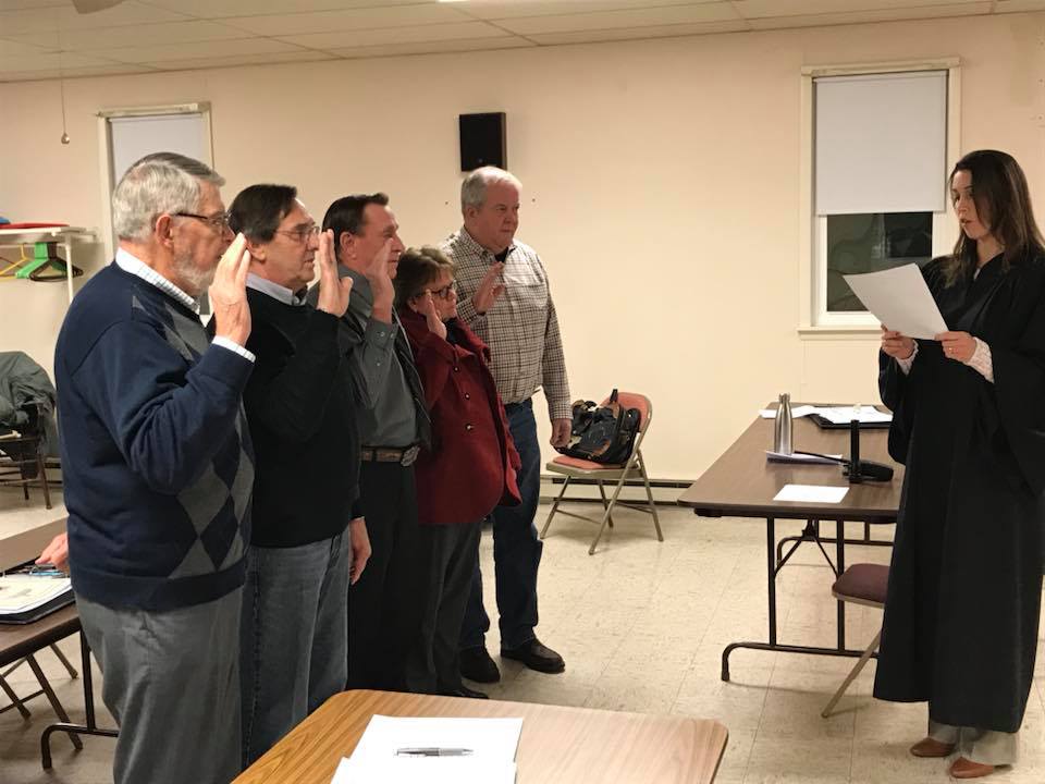 Ringtown Swears In Mayor and Council Members