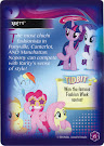 My Little Pony Rarity Equestrian Friends Trading Card