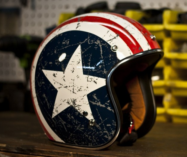 Rebel Star Harley Motorcycle Helmet