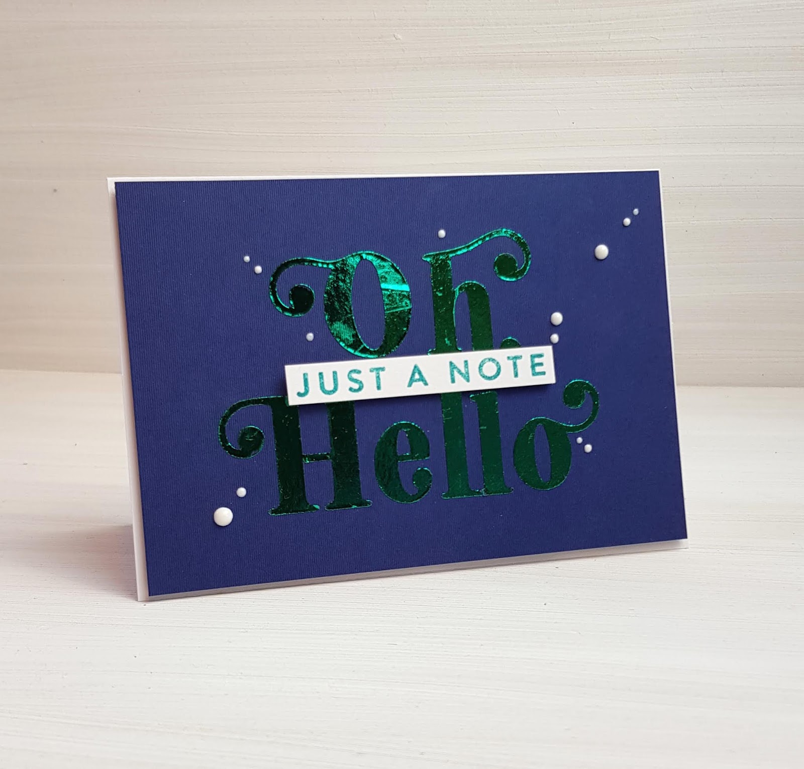 Silhouette UK Creating foiled elements for your cards Doublesided