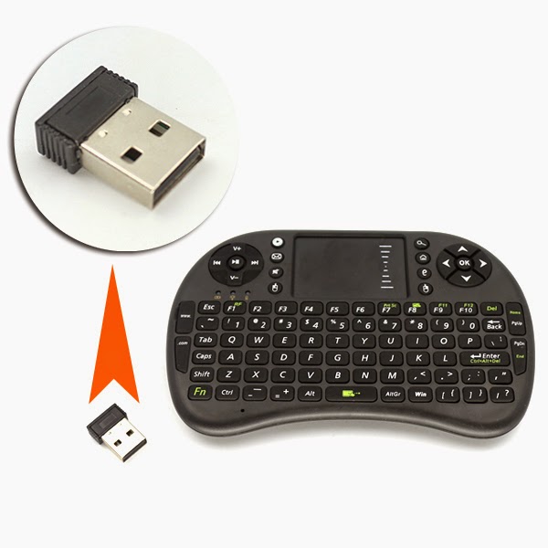 WE SUPPLY WHAT YOU NEED Wireless Keyboard Remote Control with Touchpad