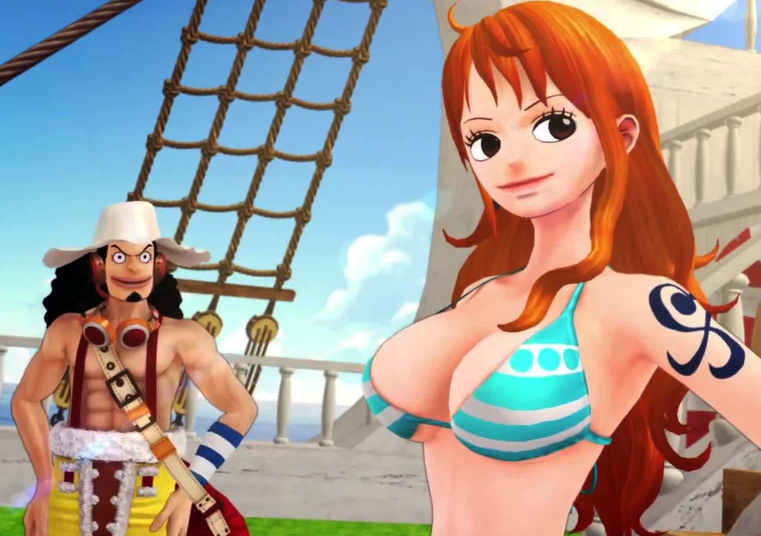 Nami uses Zeus to attack Big Mom  One Piece Pirate Warriors 4 (PS4 PRO) 