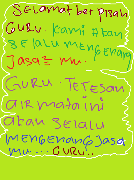 MEDIA EXPRES: Rangkaiyan puisi dan lagu sedih untuk para guru