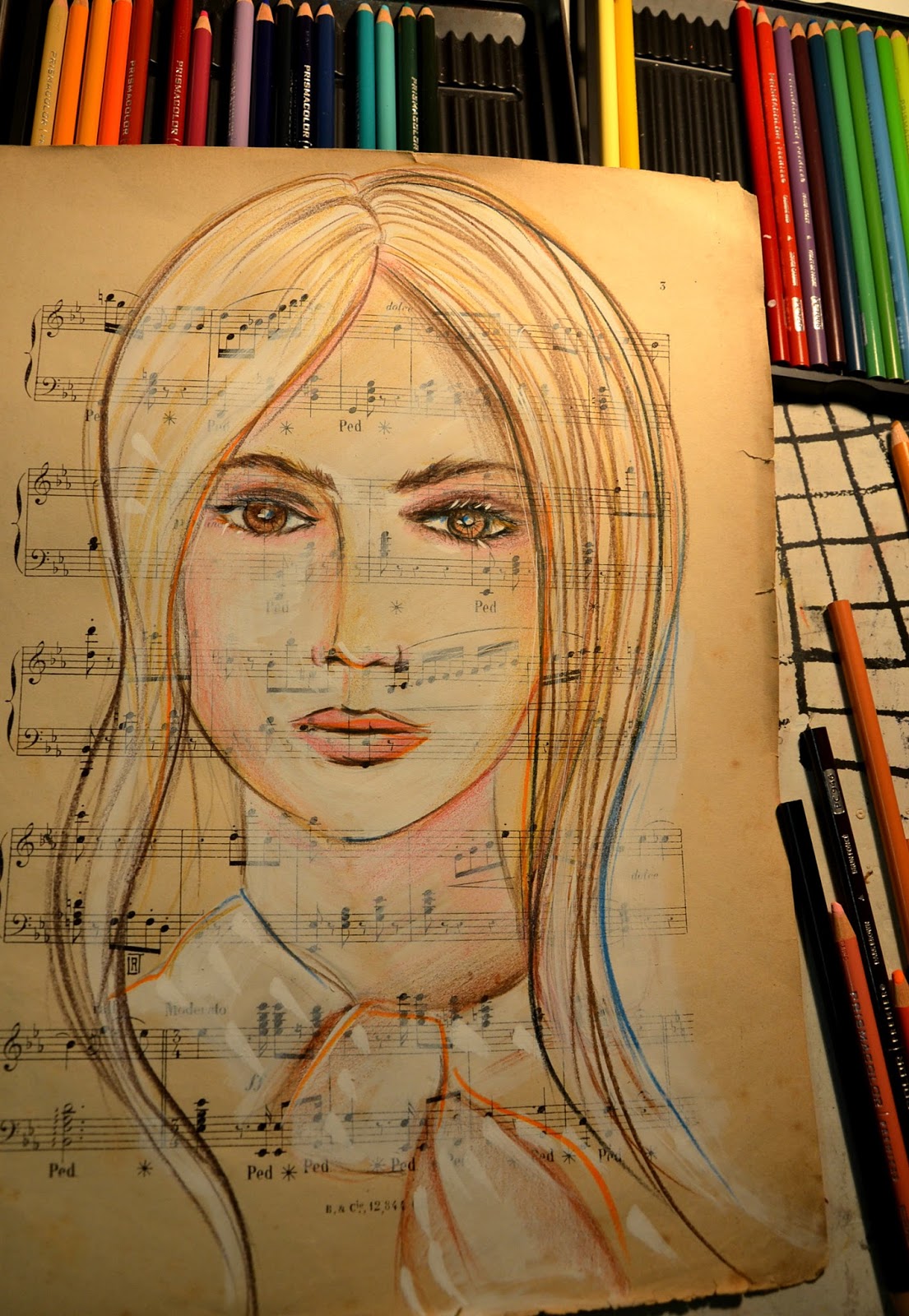 Lydia Roche Art - portrait femme Afrique art contemporain dessin