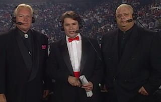 WCW FALL BRAWL 1996 REVIEW: Bobby Heenan, Tony Shiavone, and Dusty Rhodes commentated the event,