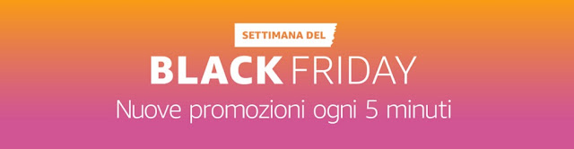 Amazon: inizia la settimana del Black Friday