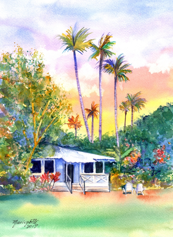 Kauai Fine Art By Marionette Taboniar: Original Watercolor Paintings By Marionette