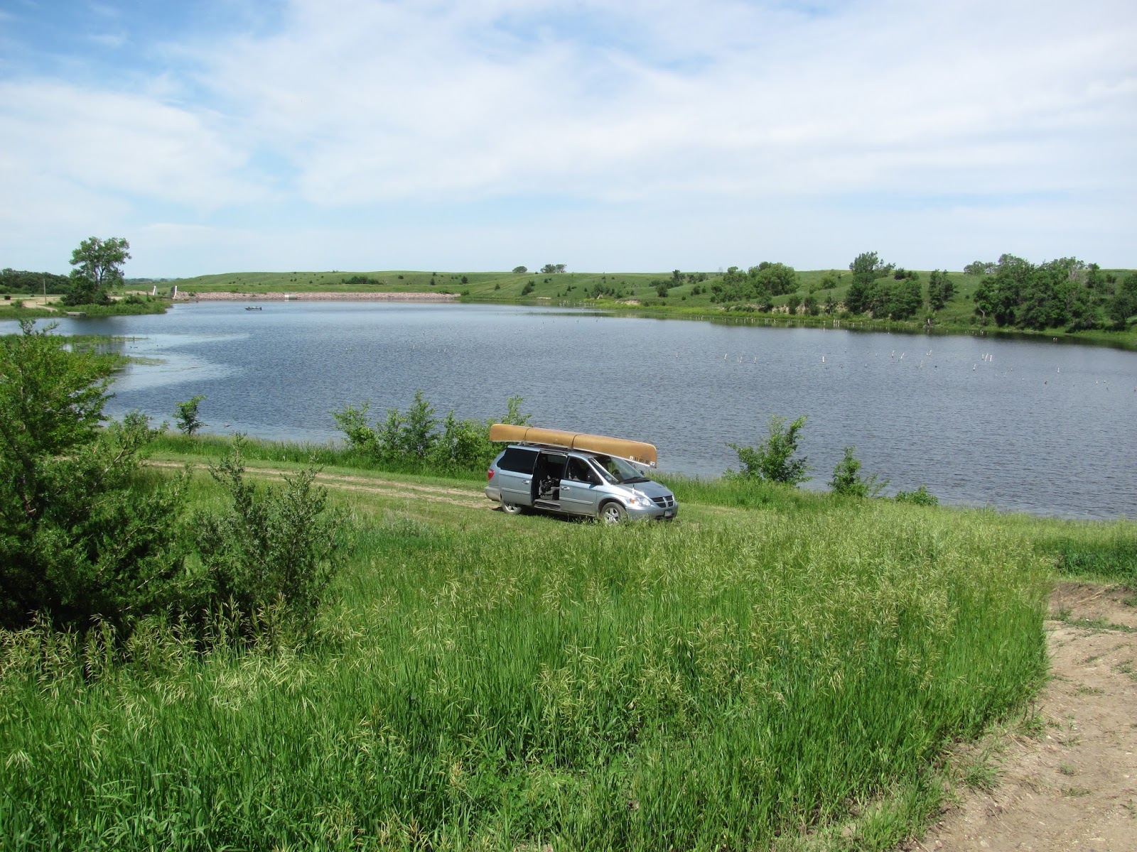 Kayaking the Lakes of South Dakota Lake Menno late spring 2013
