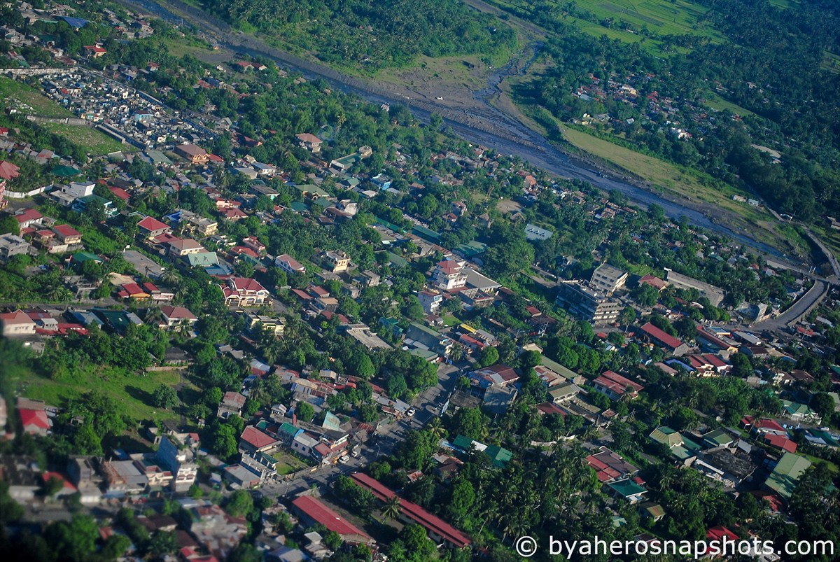 Byahero Aerial view of Daraga, Albay