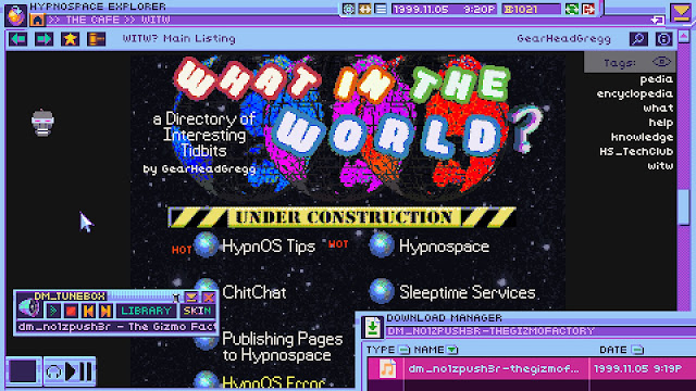 Screenshot from Hypnospace Outlaw
