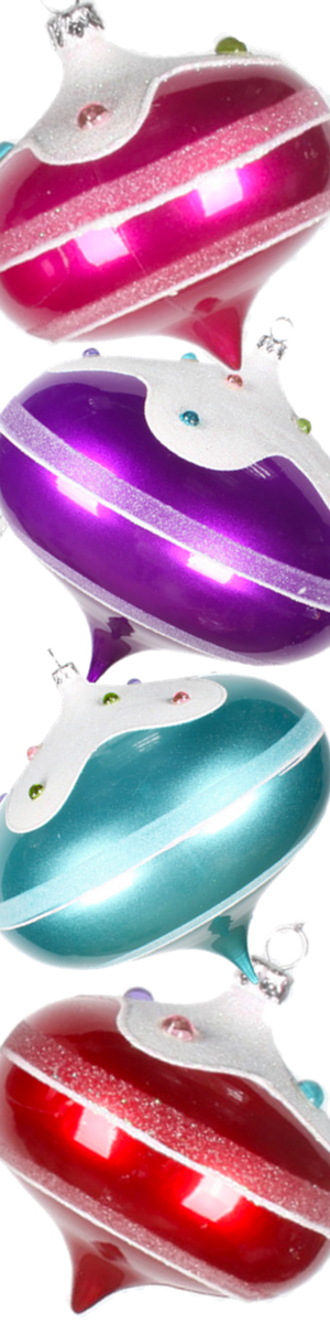 Wayfair Snow Candy Jewel Onion Christmas Ornaments (each sold separately)