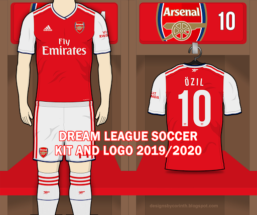 arsenal dream league kit 2020