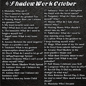 Shadow work October Challenge