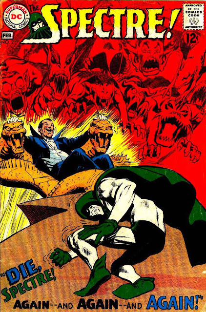 Spectre v1 #2 dc 1960s silver age comic book cover art by Neal Adams Spectre v1 #2 dc 1960s silver age comic book cover art by Neal Adams