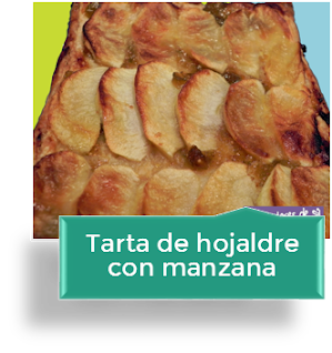 TARTA DE HOJALDRE CON MANZANA