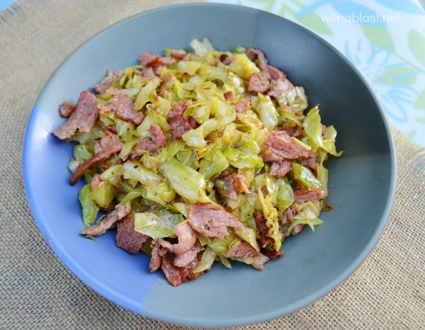 Looking for a quick & easy side dish ? Try this Fried Cabbage - most delicious !