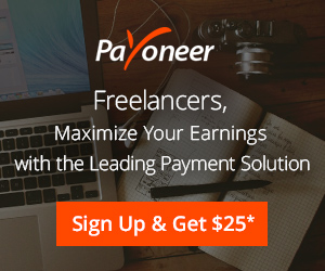 $25 reward payoneer signup