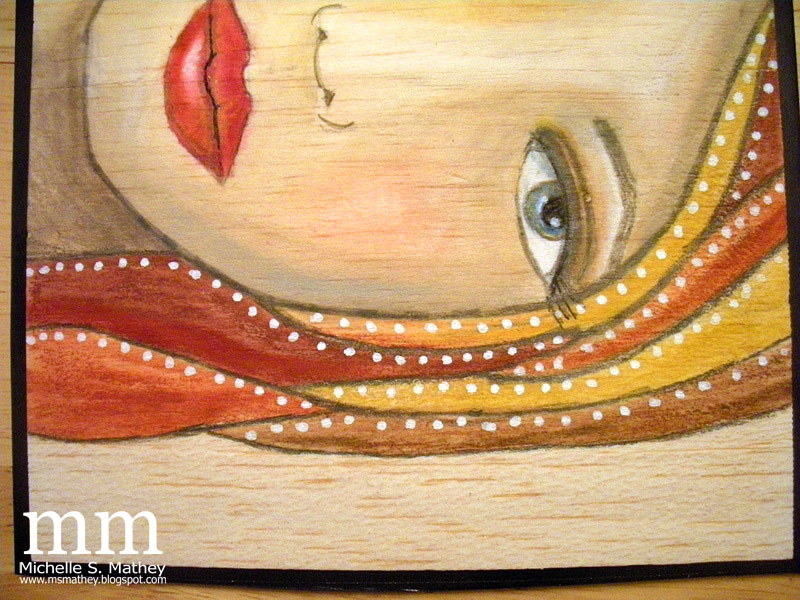 Pigment of My Imagination Painting on Balsa Wood.