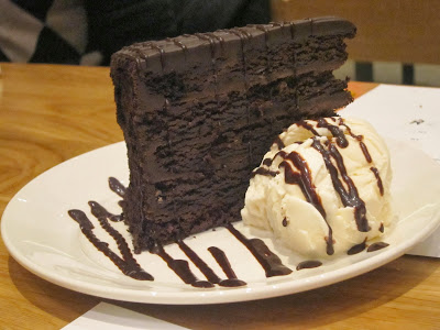 Chocolate cake from wagamama | The Economical Eater