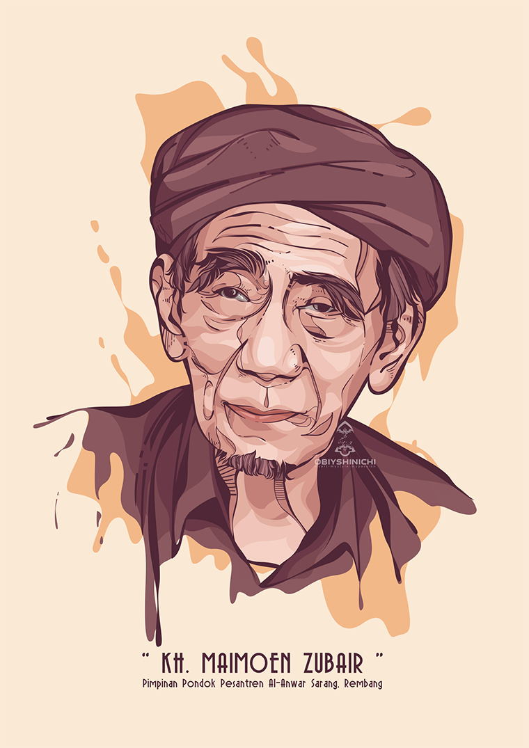 Vector Tokoh NU (Nahdlatul Ulama) dengan Inkscape