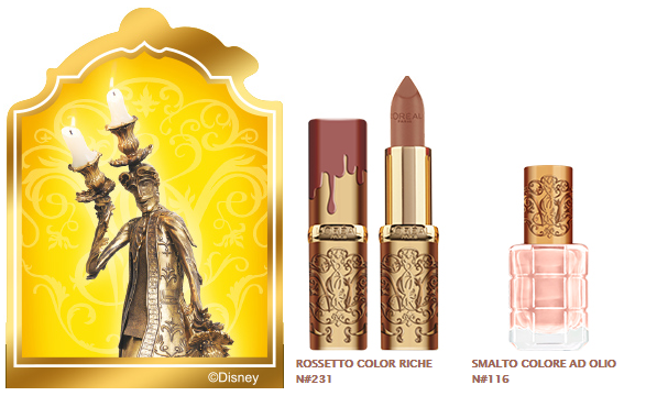 lumiere collezione l'oreal la bella e la bestia