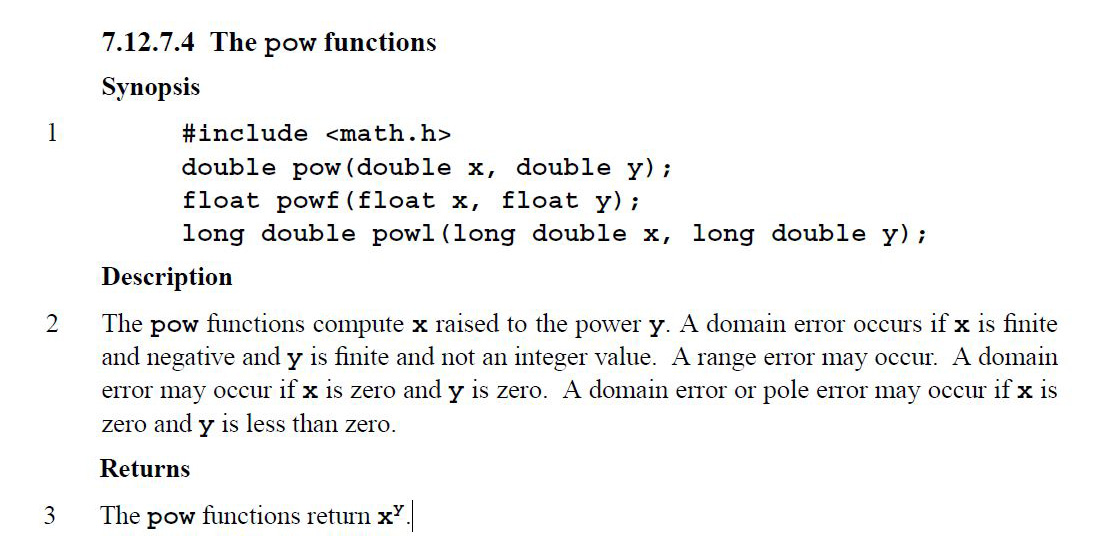What Is A Pow In C? : C Language: pow function (Power) – LPPYNU