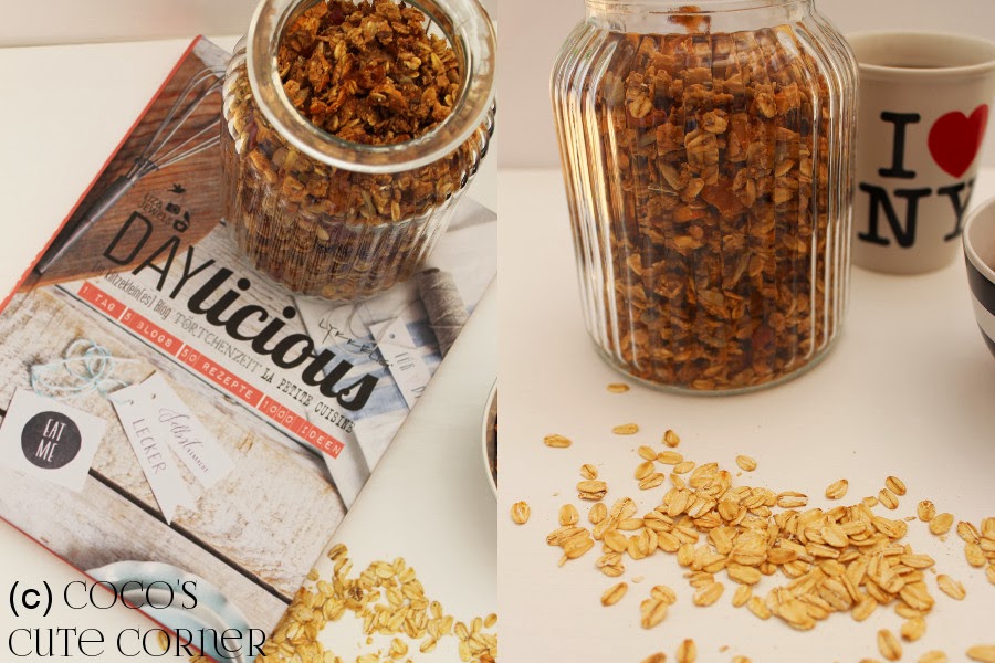 Coco&amp;#39;s Cute Corner: Knuspermüesli mit Aprikosen und Äpfeln - gesund in ...