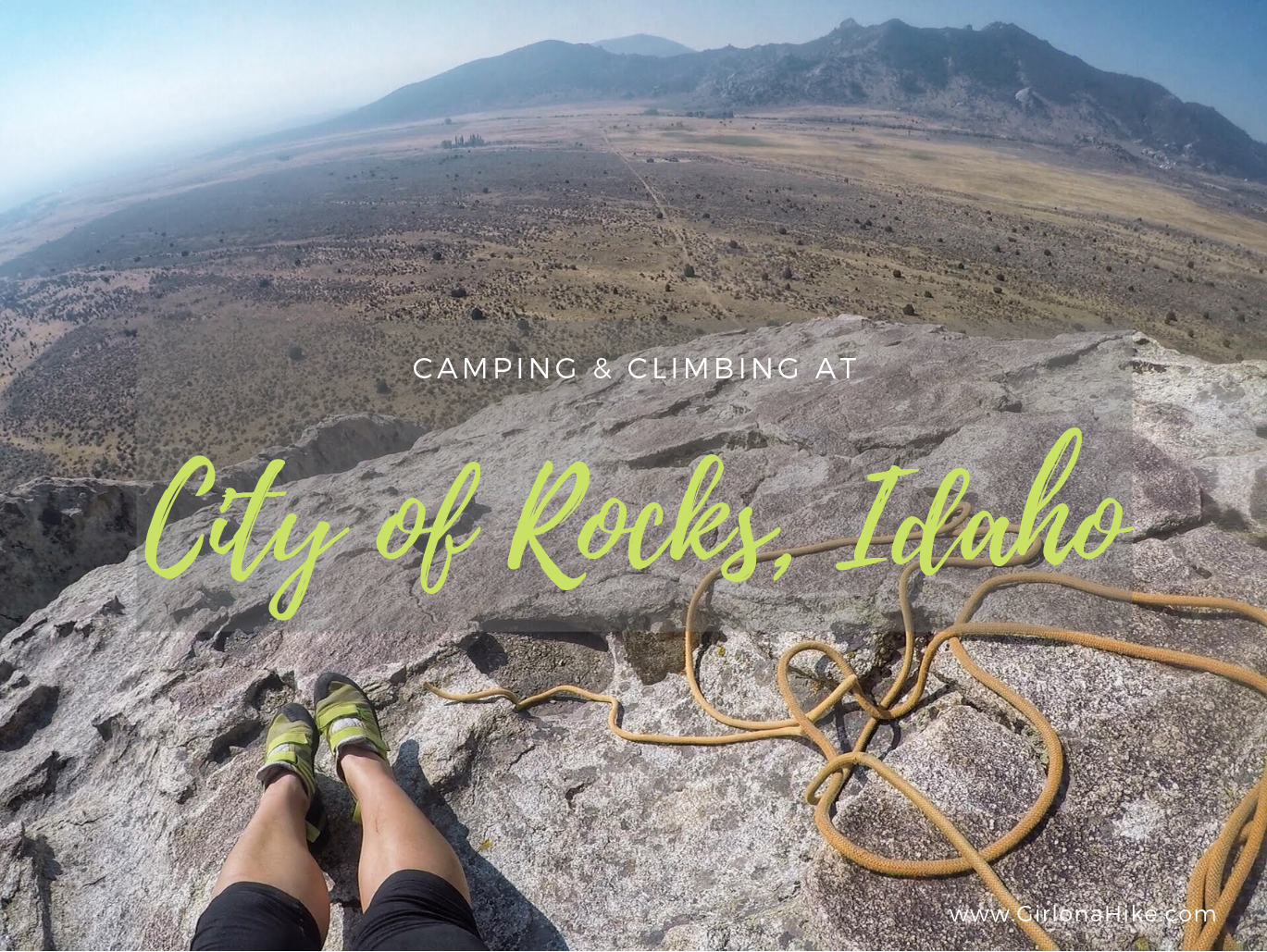 Camping & Climbing at City of Rocks, Idaho Girl on a Hike
