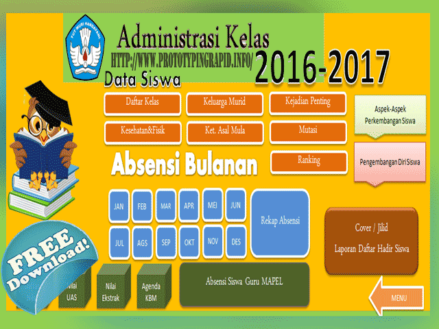 Aplikasi Administrasi Guru Kelas Sekolah Dasar (SD)