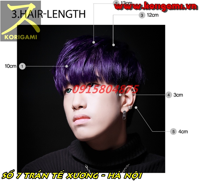 KIỂU TÓC NAM HÀN QUỐC NHUỘM MÁU TÍM ĐẬM DARKPURPLE KIỂU TÓC NAM HÀN QUỐC NHUỘM MÁU TÍM ĐẬM DARKPURPLE